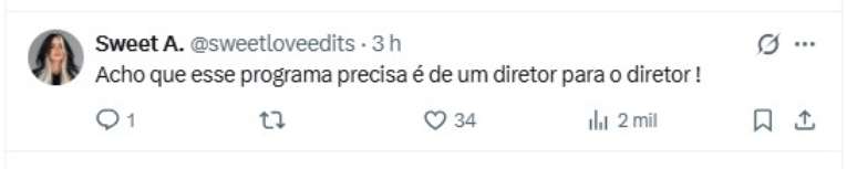 Rea&ccedil;&atilde;o de telespectador sobre bronca de Boninho