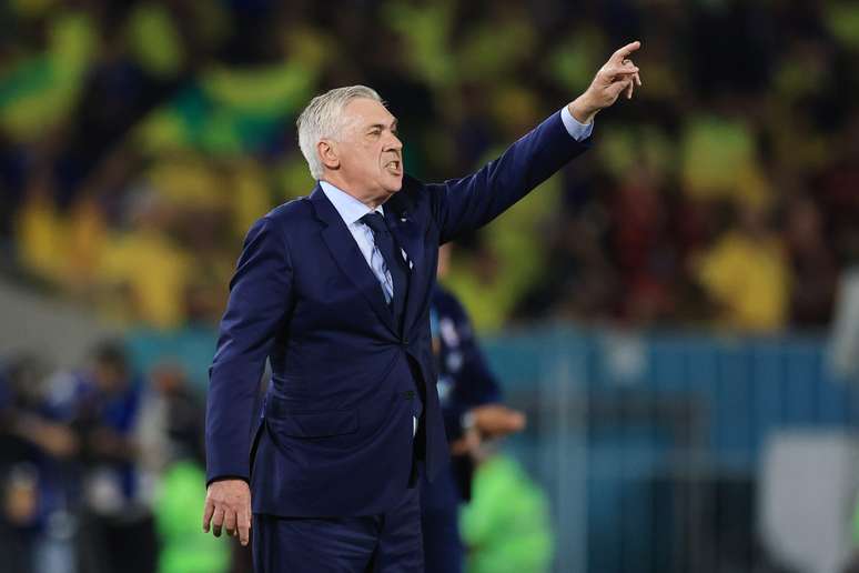 Carlo Ancelotti, treinador da Sele&ccedil;&atilde;o Brasileira 