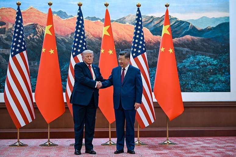 Trump fez esta semana sua primeira visita a Pequim no seu segundo mandato