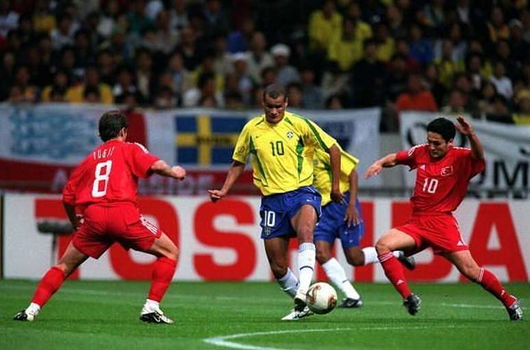 Turquia encarou o Brasil na semifinal da Copa de 2002 &ndash;