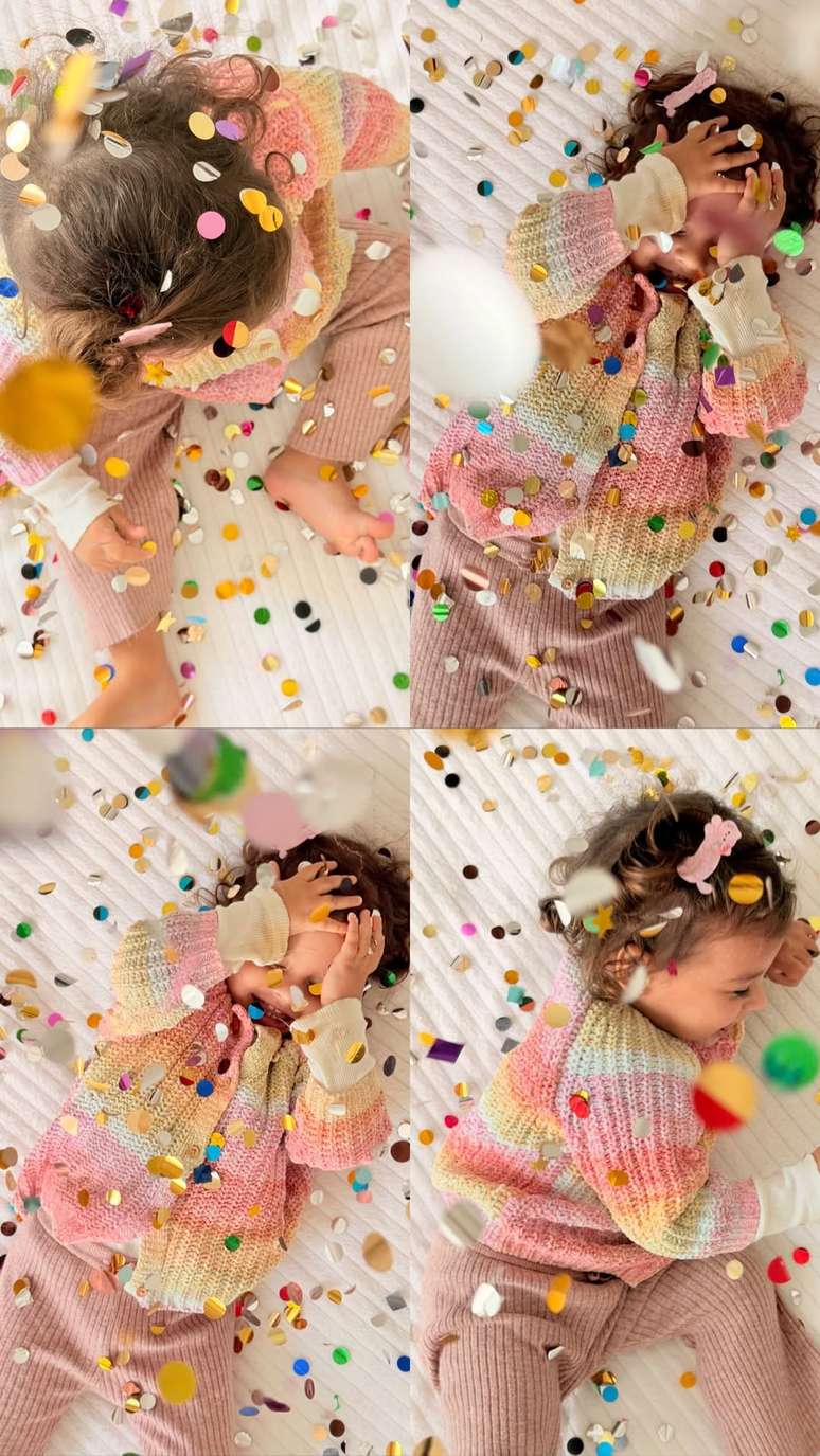 Novas fotos de Helena, filha de Amanda Kimberlly e Neymar