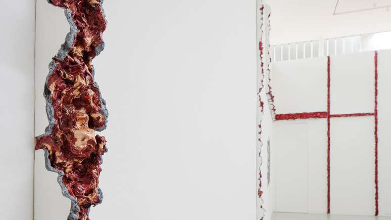 Obras de Adriana Varej&atilde;o no pavilh&atilde;o do Brasil na Bienal de Veneza