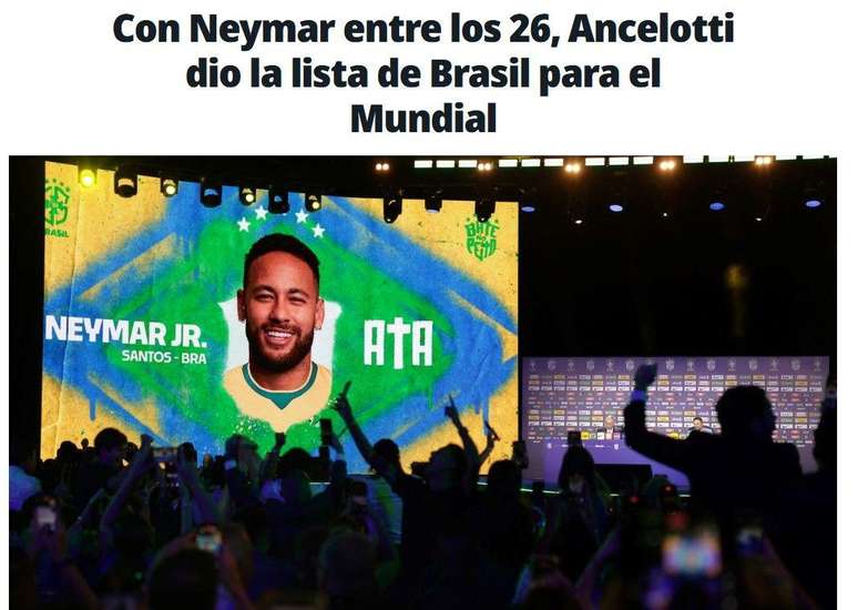 Ol&eacute; destacou a convoca&ccedil;&atilde;o de Neymar