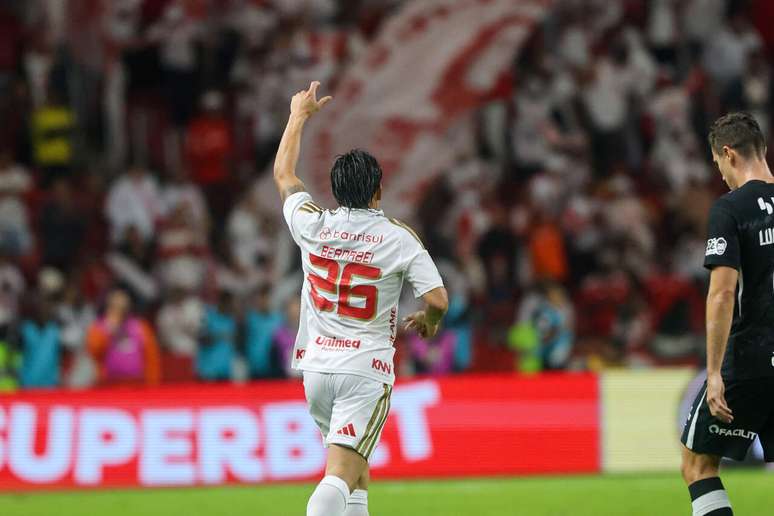 Bernabei marcou um gol na vit&oacute;ria sobre o Vasco &ndash;