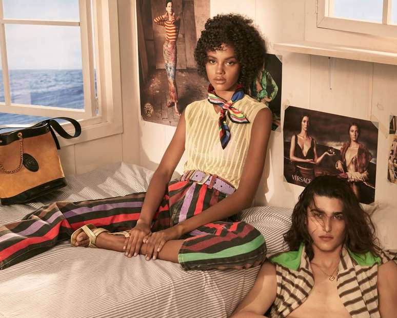 Sabryna Oliveira (Fotos: Steven Meisel/Versace/Divulga&ccedil;&atilde;o)