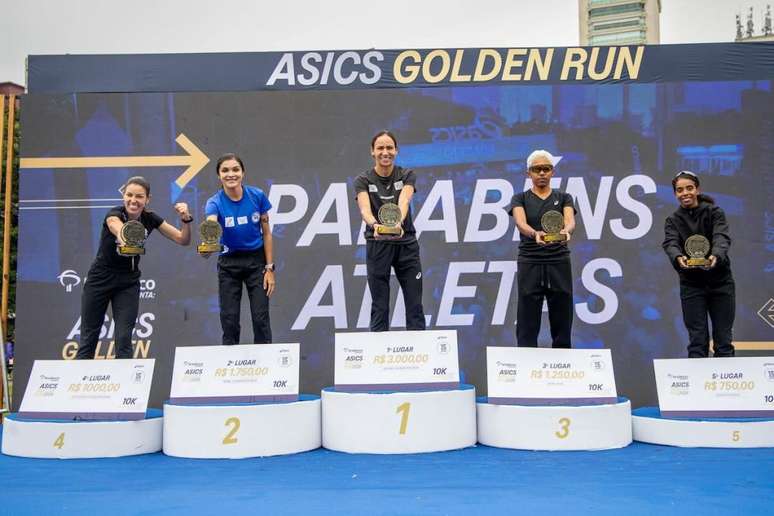 P&oacute;dio feminino dos 10 km (Foto: Boka Filmes)