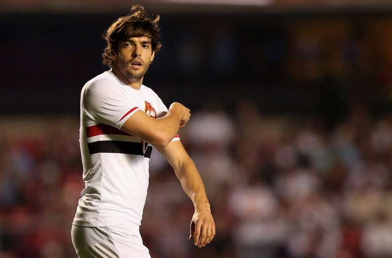 Kak&aacute; atuando pelo S&atilde;o Paulo em 2014 
