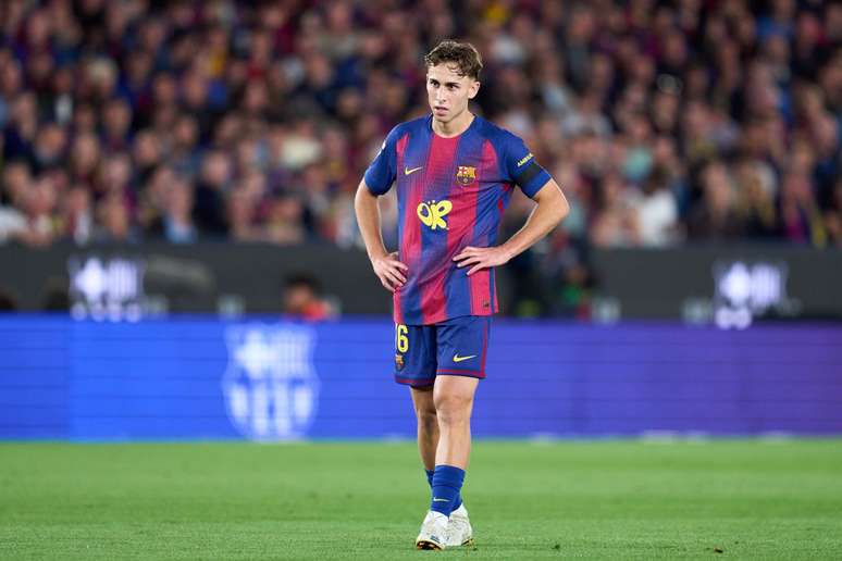 Ferm&iacute;n L&oacute;pez durante partida do Barcelona 