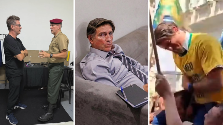 Montagem com cenas dos bastidores do filme Dark Horse