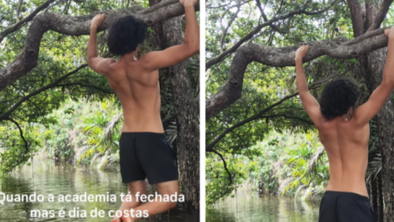 Aw&aacute; Pinho leva cerca de 2 horas todos os dias para chegar &agrave; academia