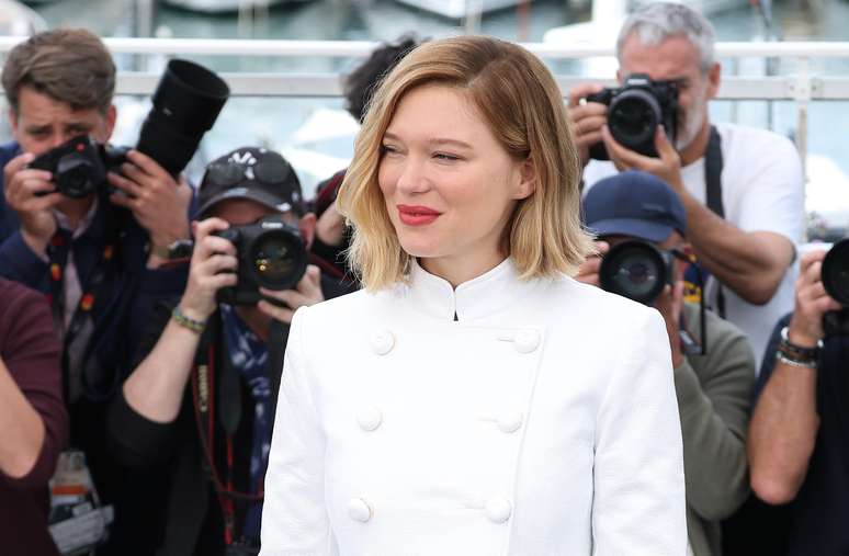 Lea Seydoux veste Louis Vuitton no Festival de Cannes 
