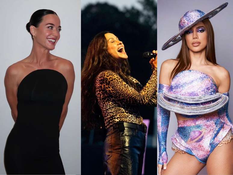 Foto: Instagram @katyperry | @alanis | @anitta