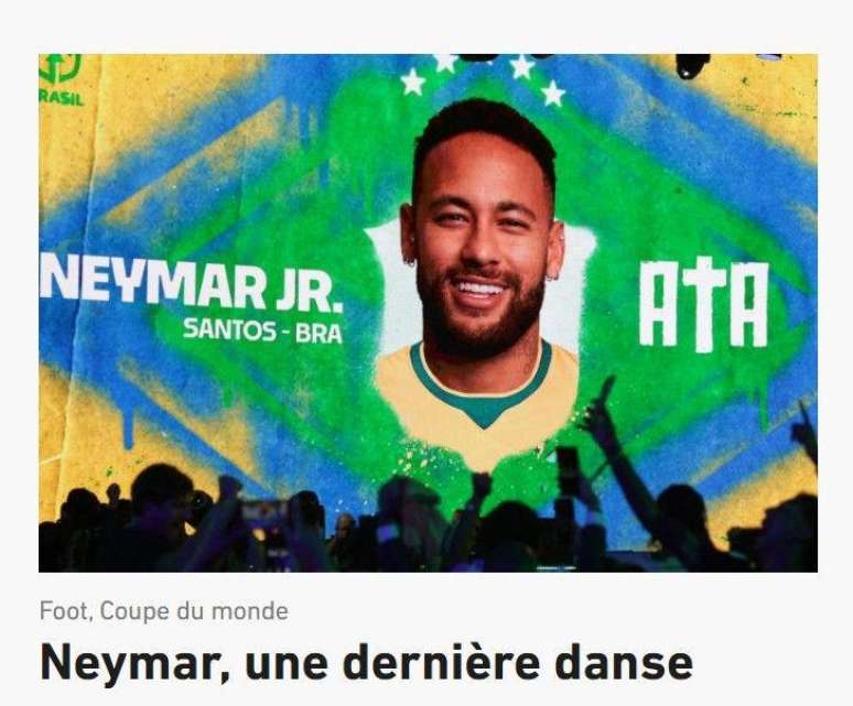 O site franc&ecirc;s L'&Eacute;quipe destacou que presen&ccedil;a de Neymar na lista "&eacute; uma surpresa que muitos j&aacute; haviam perdido a esperan&ccedil;a".