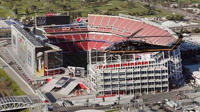 Est&aacute;dio Levi&rsquo;s, em S&atilde;o Francisco, na Calif&oacute;rnia, receber&aacute; seis jogos da Copa do Mundo de 2026 &ndash; U.S. Customs and Border Protection/Wikimedia Commons