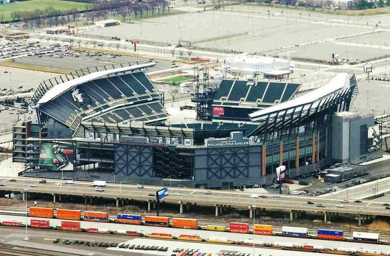 Lincoln Financial Field, a casa do Philadelphia Eagles, e que vai receber o Brasil na Copa do Mundo &ndash; Reprodu&ccedil;&atilde;o / wikipedia