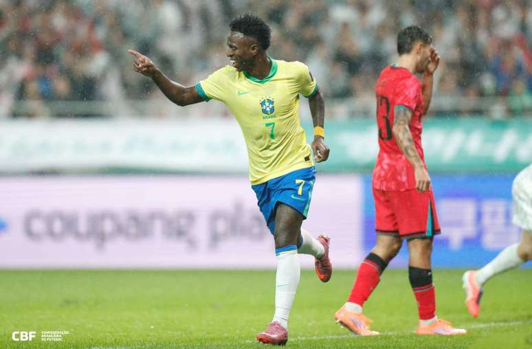 Vini Jr ainda est&aacute; devendo com a camisa da Sele&ccedil;&atilde;o &ndash;