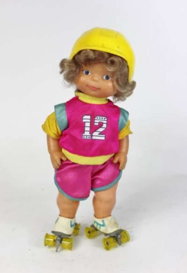 A boneca Lu Patinadora