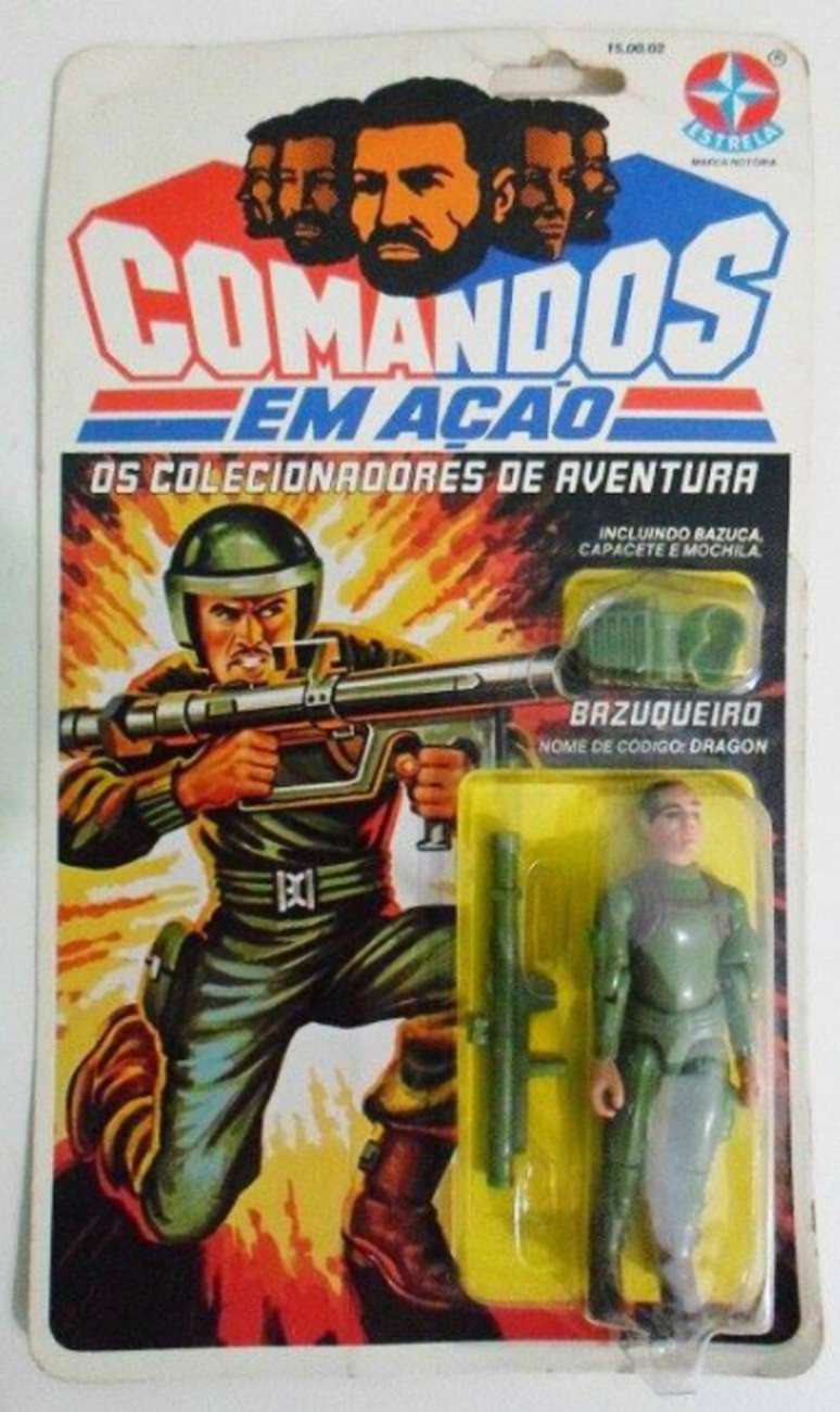 Boneco do Comandos em A&ccedil;&atilde;o