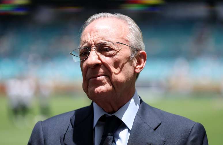 Florentino P&eacute;rez, presidente do Real Madrid 