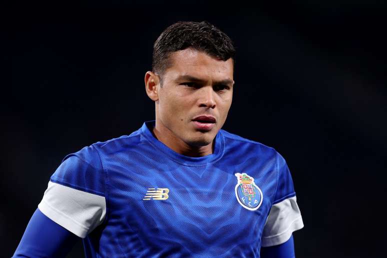 Thiago Silva em partida do Porto contra o Stuttgart, pela Europa League 