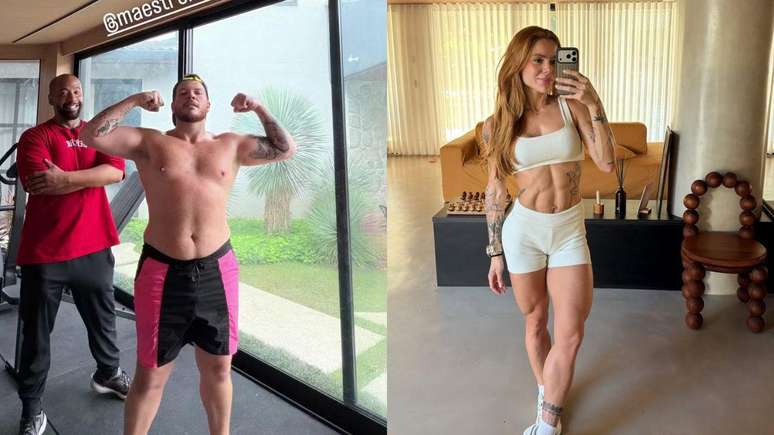 Ferrugem e Thais Vasconcellos.