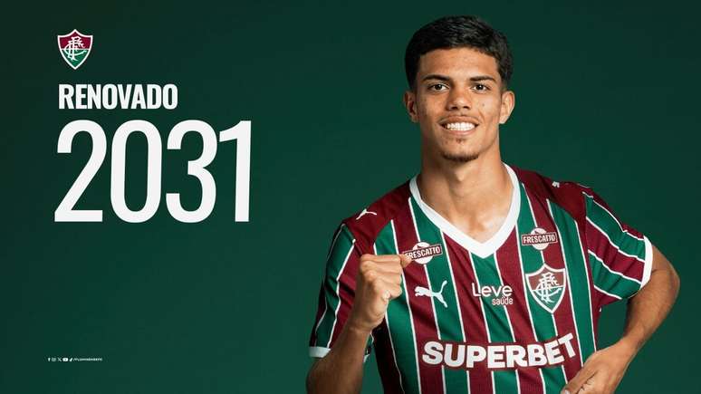 Fluminense anuncia renova&ccedil;&atilde;o com Fidelis at&eacute; 2031 &ndash;