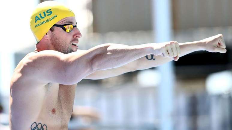 O australiano James Magnussen abandonou sua aposentadoria para competir nos Enhanced Games