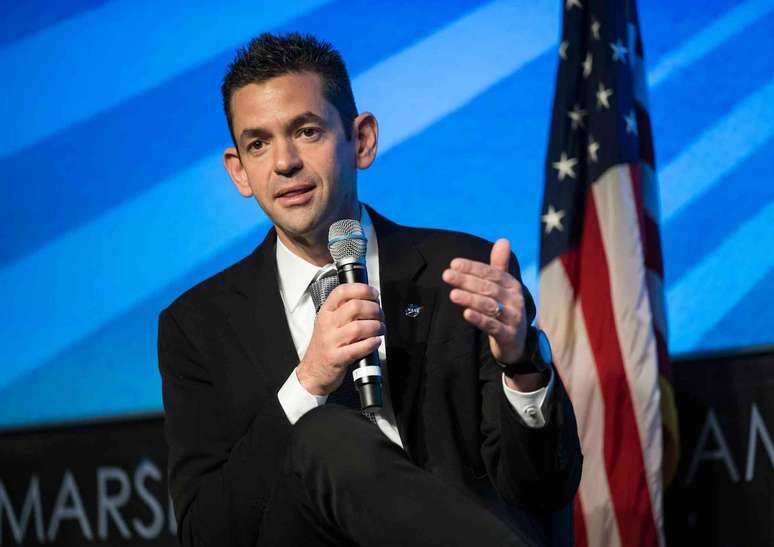 O chefe da Nasa, Jared Isaacman, tem defendido repetidamente o uso de espa&ccedil;onaves com propuls&atilde;o nuclear. NASA/Aubrey Gemignani