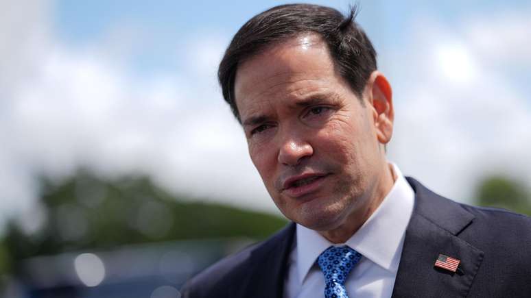 O secret&aacute;rio de Estado dos EUA, Marco Rubio