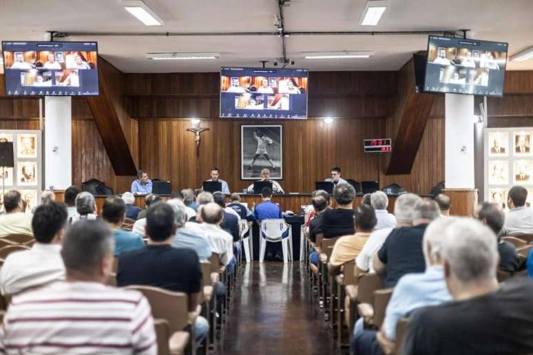 Reuni&atilde;o do Conselho Deliberativo do Santos nesta quinta-feira (21/5), na Vila Belmiro &ndash;