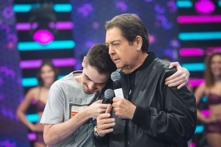 Faust&atilde;o e o filho Jo&atilde;o Silva