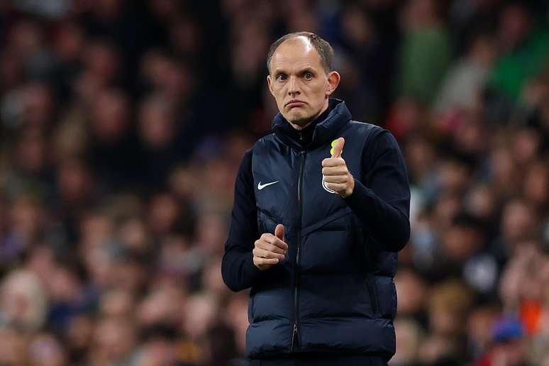 Thomas Tuchel durante partida da Inglaterra 