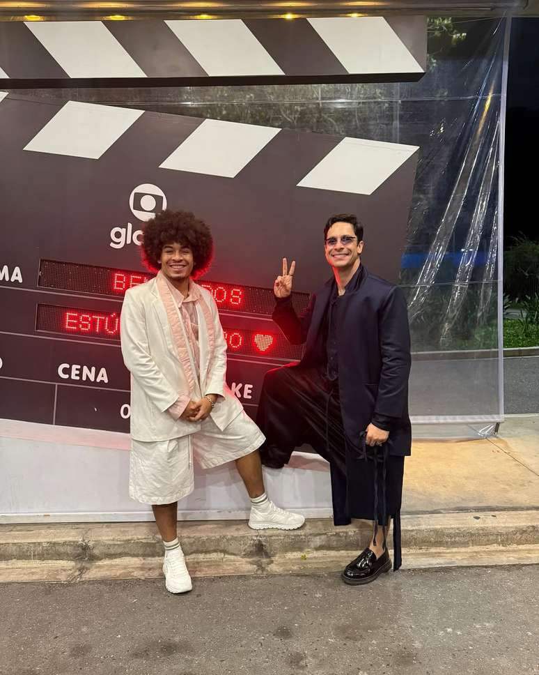Rainer Cadete e o filho, Pietro