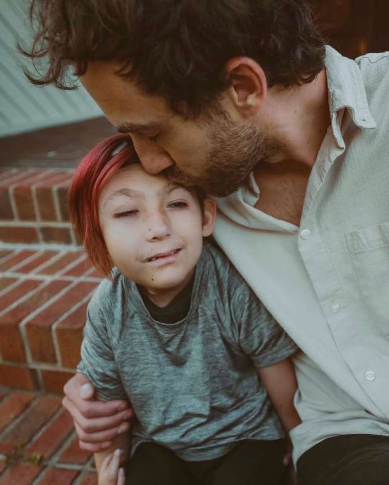 Daniel Coleman e o filho Isaac