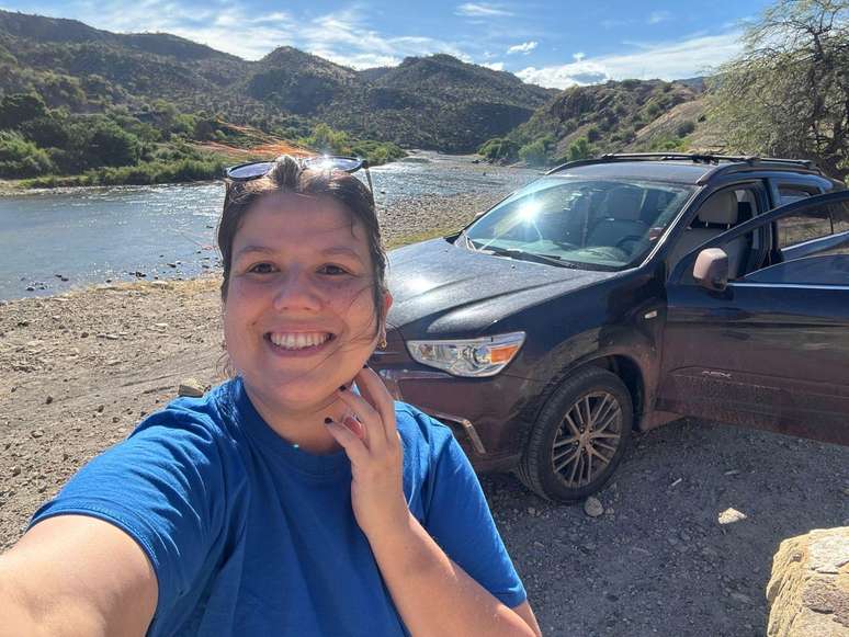 Fabiana foi para Bol&iacute;via de carro para fazer uma viagem de duas semanas. No trajeto, se deparou com bloqueios