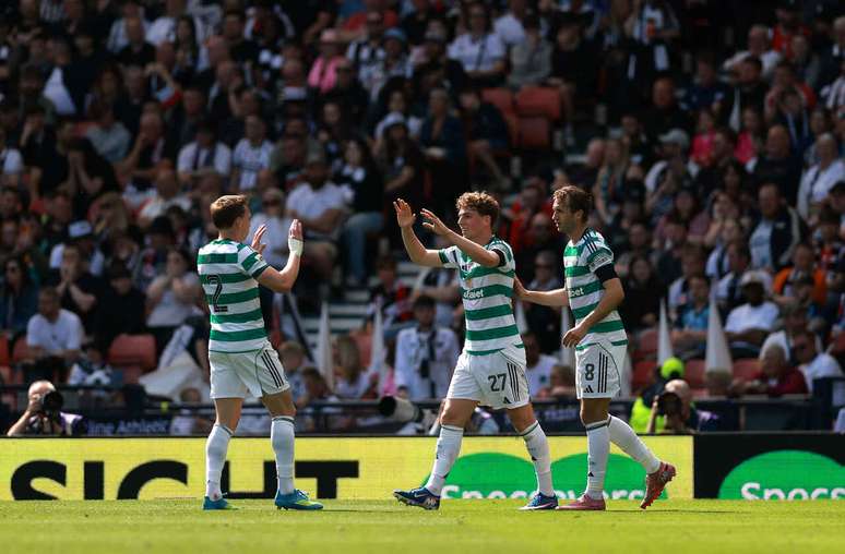 Pode comemorar, Celtic: penta escoc&ecirc;s em uma semana. Campe&atilde;o da Copa da Esc&oacute;cia pela 43&ordf; vez neste s&aacute;bado. Zak Mauger/Getty Images