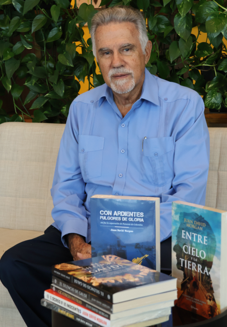 O escritor Juan David Morgan.