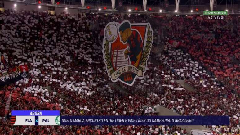 "Lima de Janeiro": torcida rubro-negra fez refer&ecirc;ncia ao gol decisivo de Danilo na capital peruana.