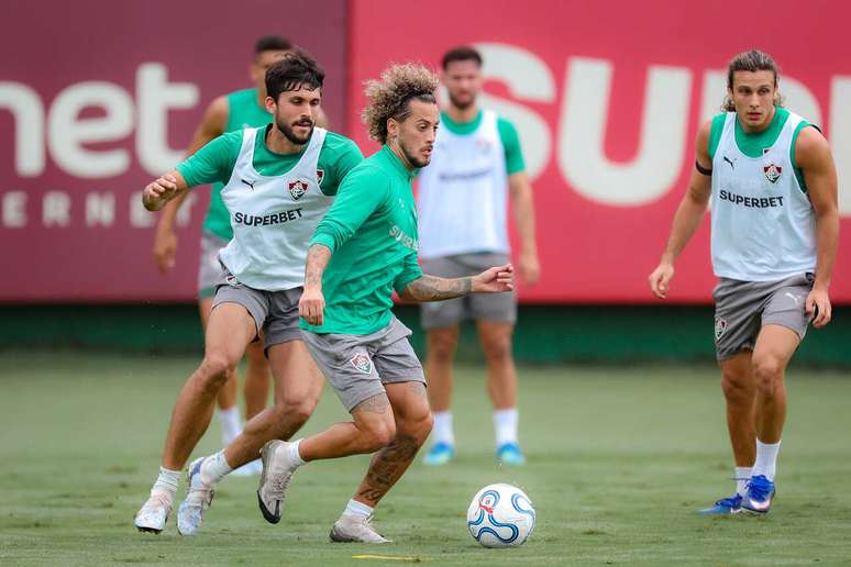 Canobbio tamb&eacute;m esteve presente no treino do Fluminense &ndash;