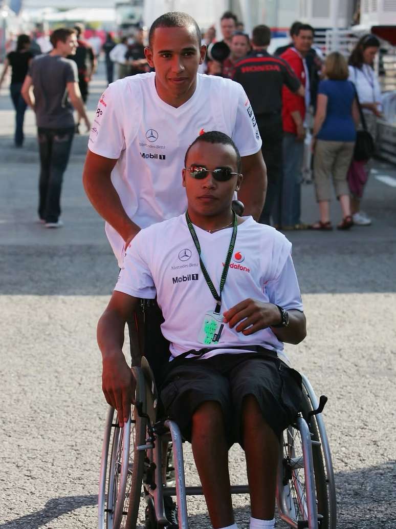 Nicolas e Lewis em 2008 
