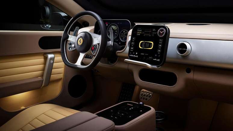 O interior da Ferrari Luce