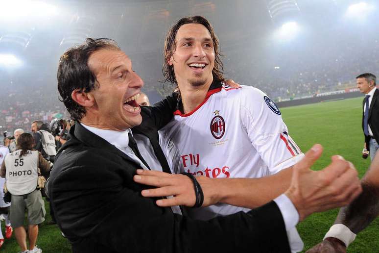 Massimiliano Allegri foi treinador do Ibrahimovic no Milan &ndash;