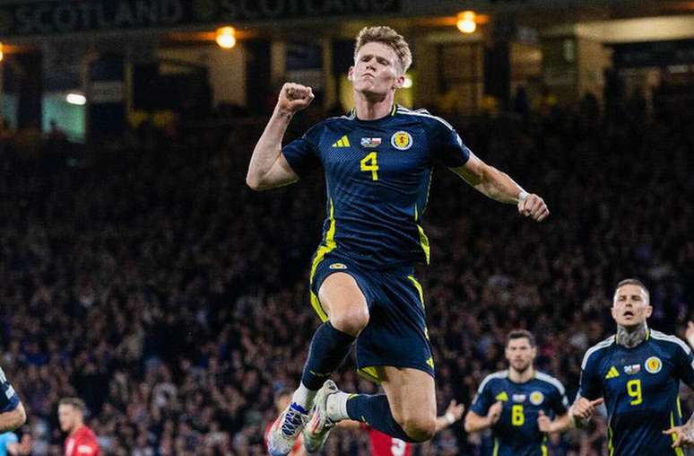 McTominay &eacute; um dos principais nomes da sele&ccedil;&atilde;o da Esc&oacute;cia &ndash; Scotland National Team @ScotlandNT