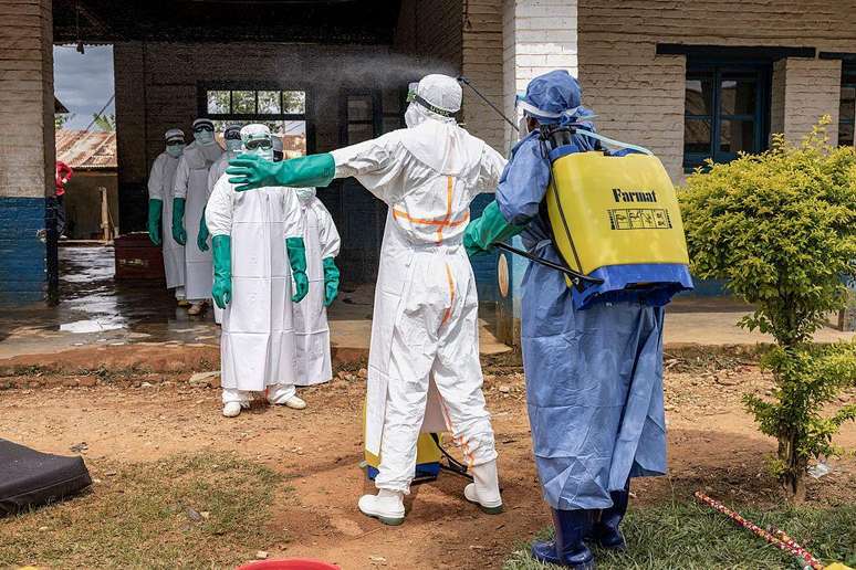 Precau&ccedil;&otilde;es tomadas contra Ebola no Congo