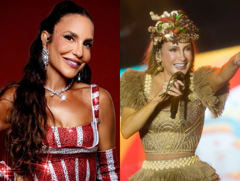 (Foto: Instagram @ivetesangalo | @claudialeitte)