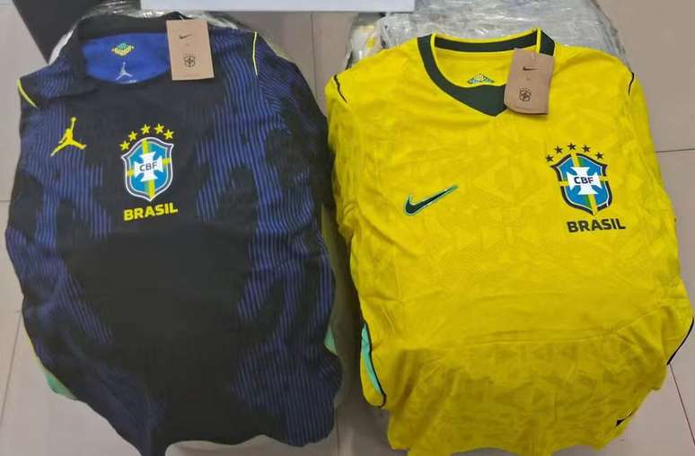 Carga escondia uniformes piratas de sele&ccedil;&otilde;es e clubes brasileiros &agrave;s v&eacute;speras da Copa do Mundo &ndash;