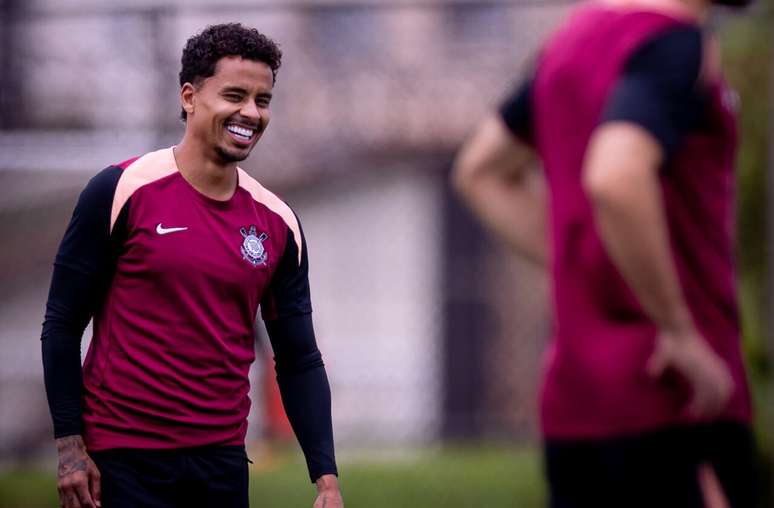 Allan durante treinamento do Corinthians &ndash;