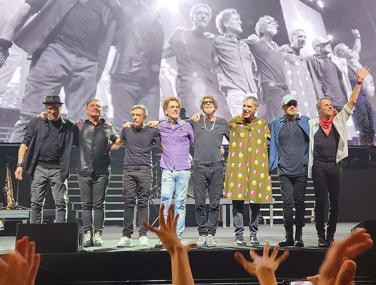 Todos ao mesmo tempo agora: Tit&atilde;s (com o aux&iacute;lio luxuoso do produtor de longa data Liminha) d&atilde;o o pontap&eacute; na turn&ecirc; que celebra 40 anos da banda (Cr&eacute;dito: Daiv Santos)