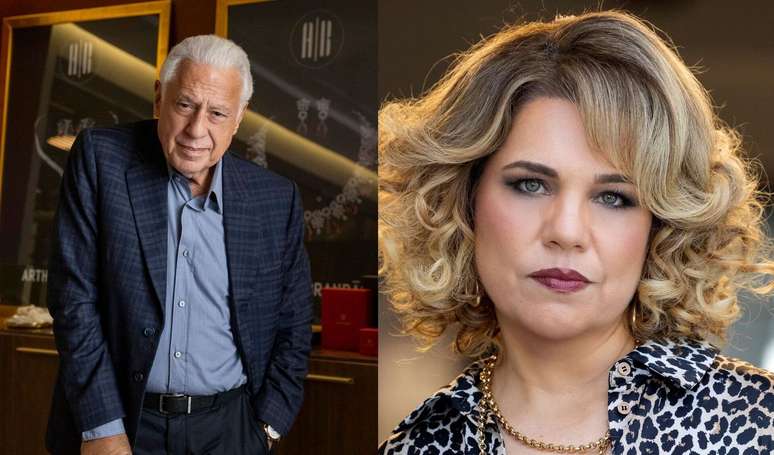 Pilar (Isabel Teixeira) tenta interditar Arthur (Antonio Fagundes) na novela 'Quem ama cuida'.