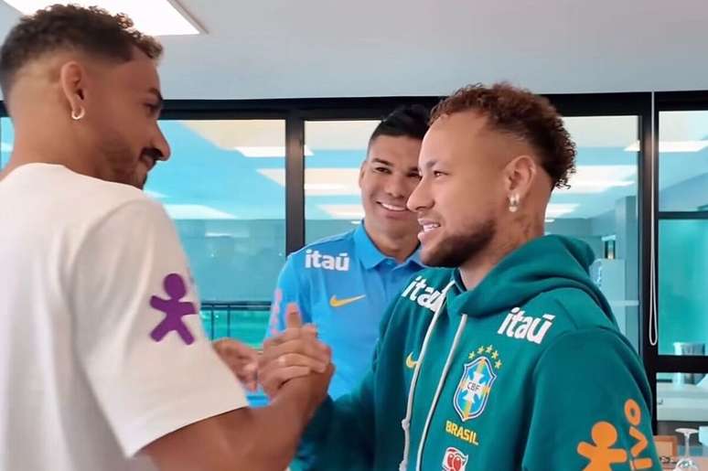Neymar chegou &agrave; Granja Comary na &uacute;ltima quarta-feira &ndash;